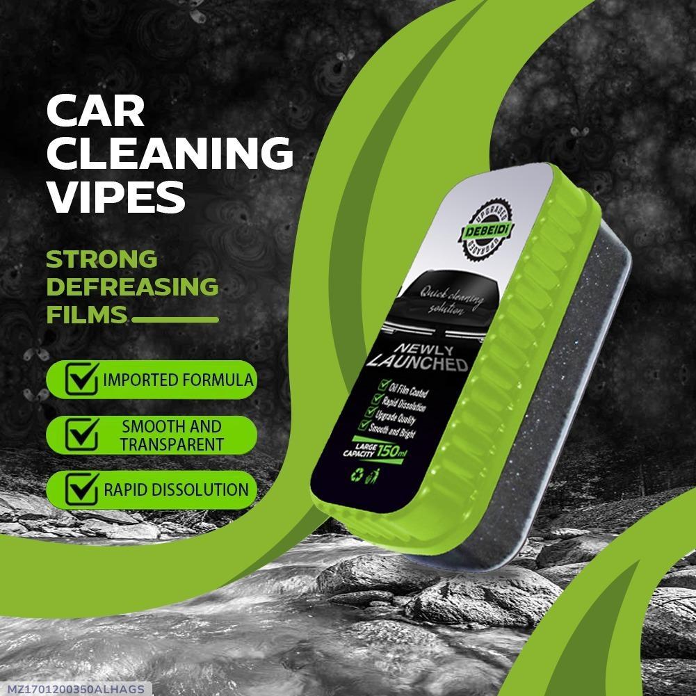 Car Cleaning Wipe Black Green 150ml Waterproof