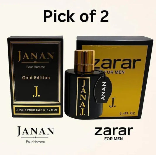 Unisex Floral Perfume 2 Pack 2ml