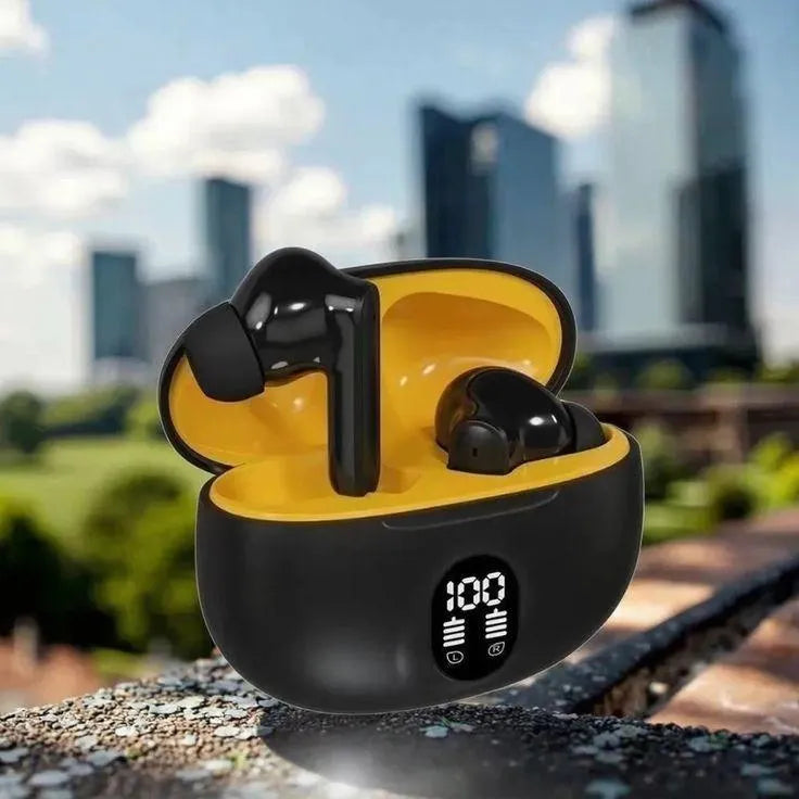 9D Hifi Wireless Earbuds with Noise Cancellation & 24Hr Case