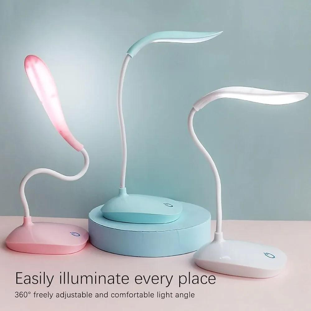 Rechargeable White LED Table Lamp with USB