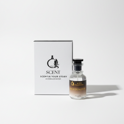 Scentia Your Story Black Signature Perfume – Everglow Edition Long-Lasting Luxury Fragrance ~ 50 ML