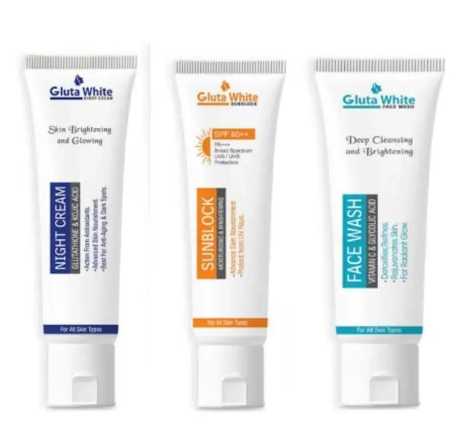 Glutathione 3-in-1 Skincare Bundle for All Skin Types
