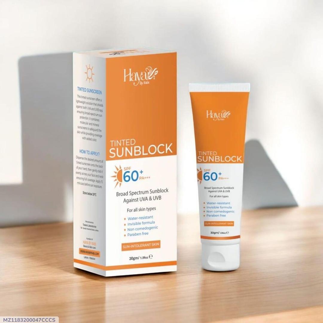 Tinted Sunblock SPF 60+ For All Skin Types