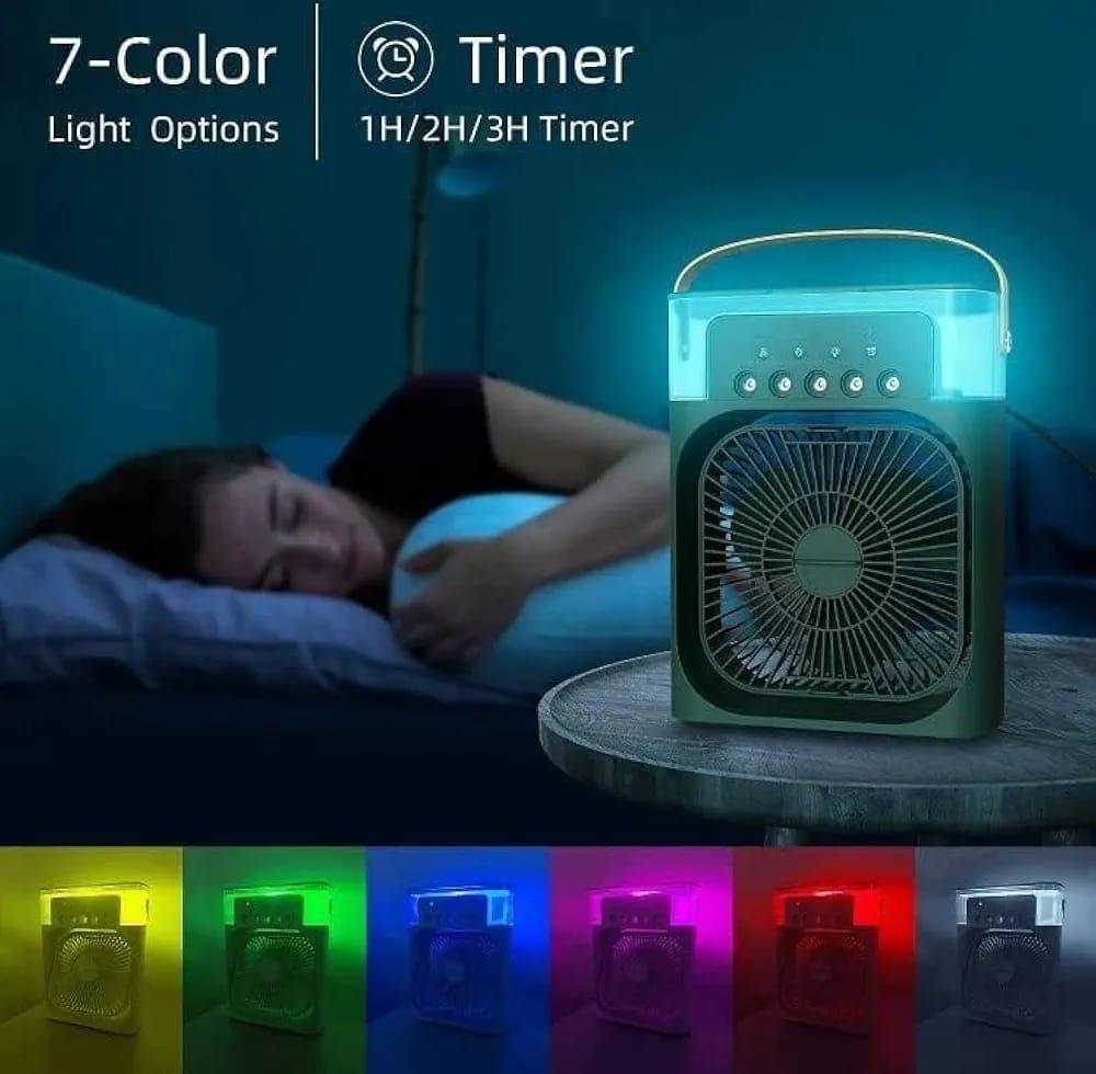 Portable Mini Air Cooler USB Rechargeable White