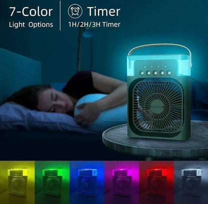 Portable Mini Air Cooler USB Rechargeable White