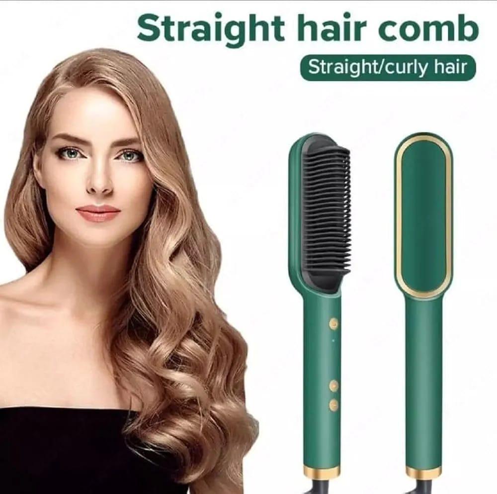 Stylish Hair Dryer Brush Black Rose Gold Temperature Control