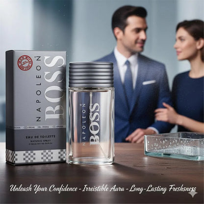 Napoleon BOSS Eau De Toilette for Men Glass Bottle Silver