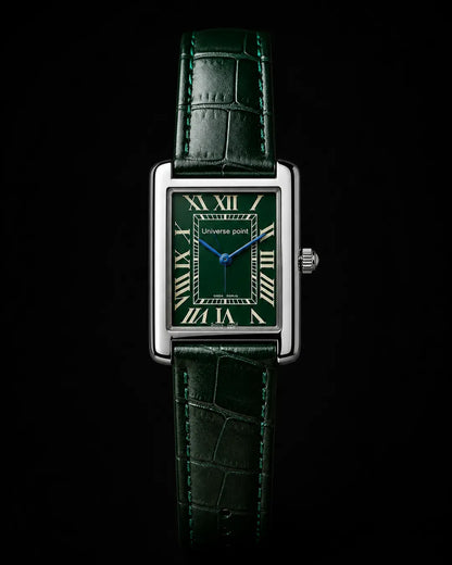 Men's Rectangular Watch with Roman Numeral Dial