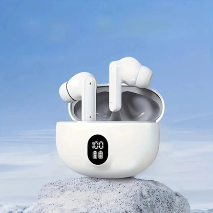 9D Hifi Wireless Earbuds with Noise Cancellation & 24Hr Case