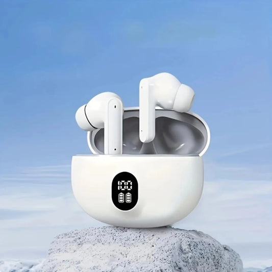 9D Hifi Wireless Earbuds with Noise Cancellation & 24Hr Case