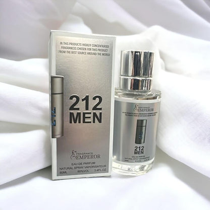 Citrus Perfume for Men Silver Bottle Long Lasting