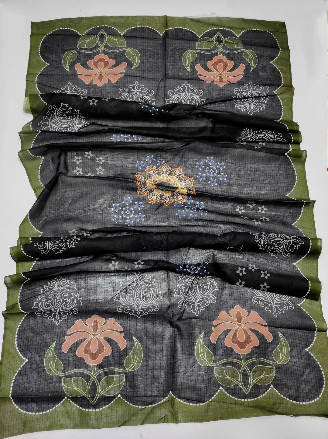 Black Embroidered Kurta Set for Women