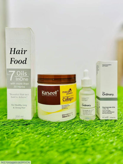Premium 3-in-1 Skincare & Haircare Bundle for Pakistani Women