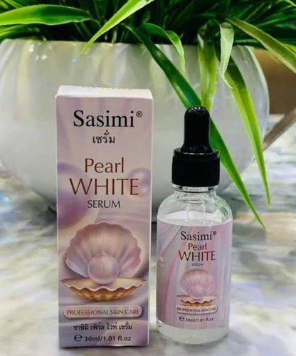 Sasim Pearl White Serum 30ml Glass Bottle
