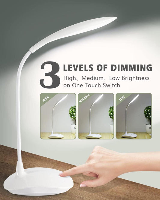 Rechargeable White LED Table Lamp with USB