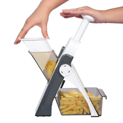 Brava Spring Vegetable Slicer Chopper | Manual Mandoline Cutter Grinder | Multi-Function Fruit & Vegetable Slicer Multi-functional manual slicer for quick and easy food preparation SKU: Ho-79-00-00-794