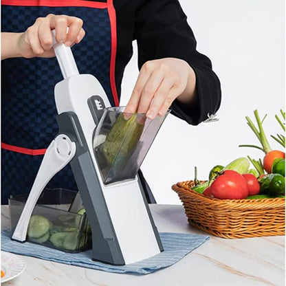 Brava Spring Vegetable Slicer Chopper | Manual Mandoline Cutter Grinder | Multi-Function Fruit & Vegetable Slicer Multi-functional manual slicer for quick and easy food preparation SKU: Ho-79-00-00-794